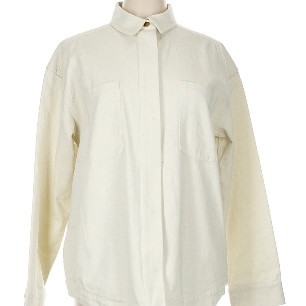Melrose and Market Off-White canvas jacket overshirt